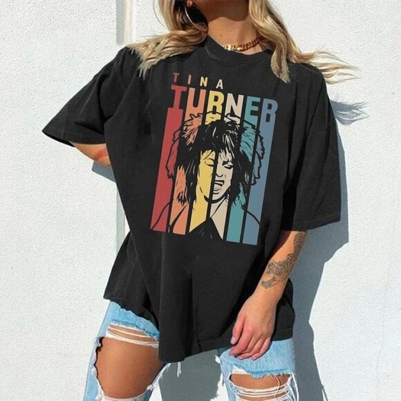 Teresa D Other - Tina Turner Queens Of Rock Soul Graphic Fan Unisex T-Shirt